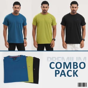 TH T-Shirt Combo B (Black, Olive, Patrol Blue)